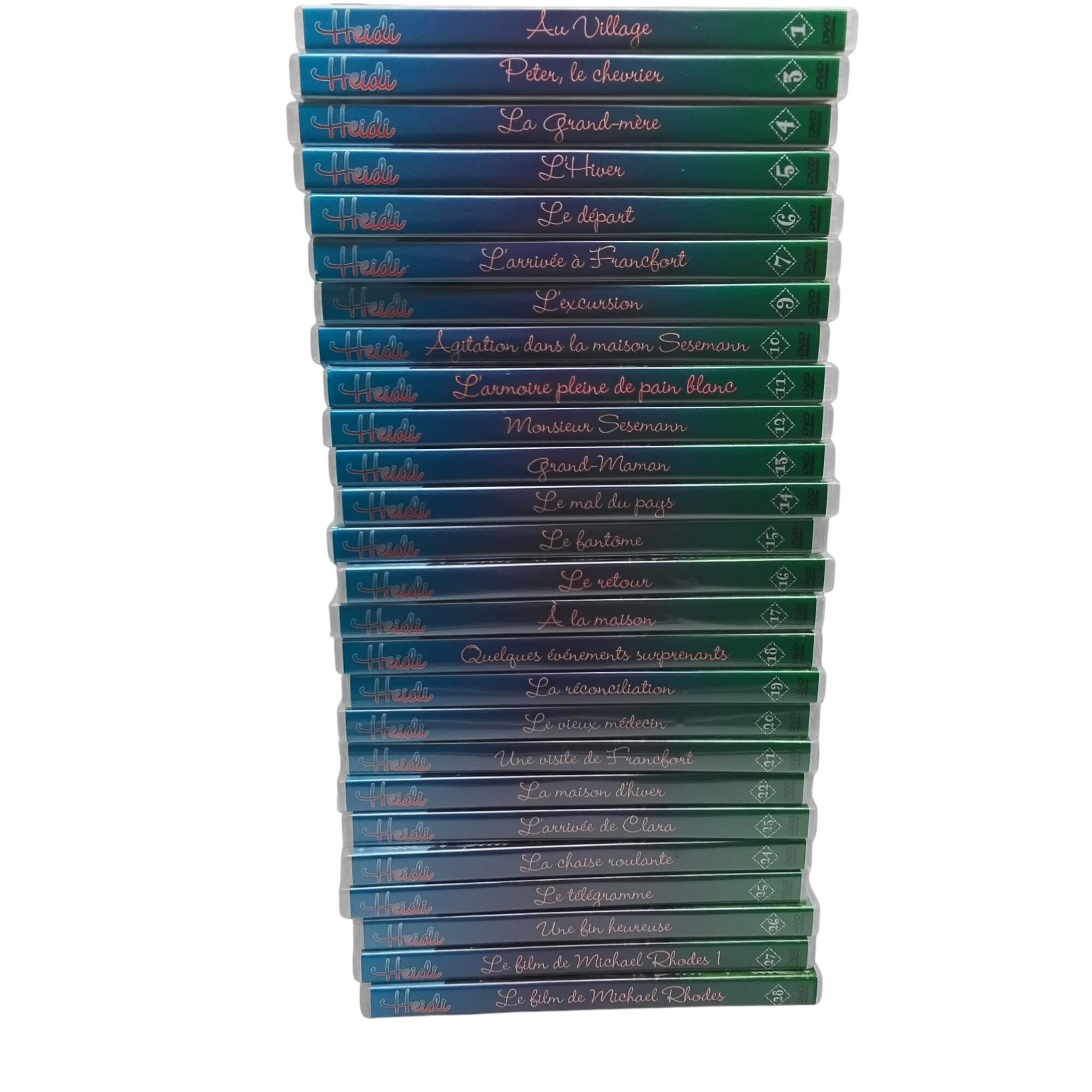 Lot de 26 DVD - Heidi Comme neuf -  reconditionné disponible sur Label Emmaüs